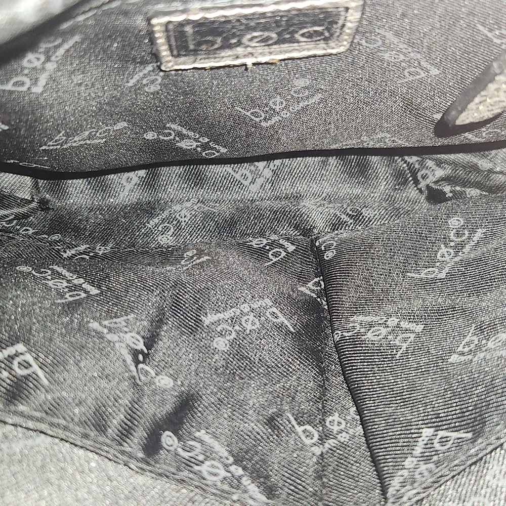 BOC‎ Gray Southerland Quilt Mini Handbag Purse Adjustable Strap